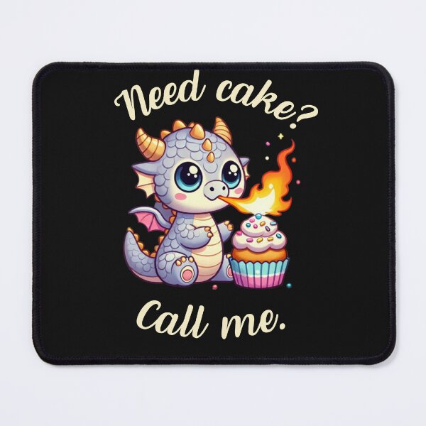 Item preview, Need Cake? Call Me. Kawaii Style Dragon For Bakers designed and sold by Ver-Payah.