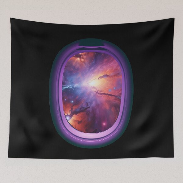 Item preview, Plane window galaxy designed and sold by Only Good Vibes.