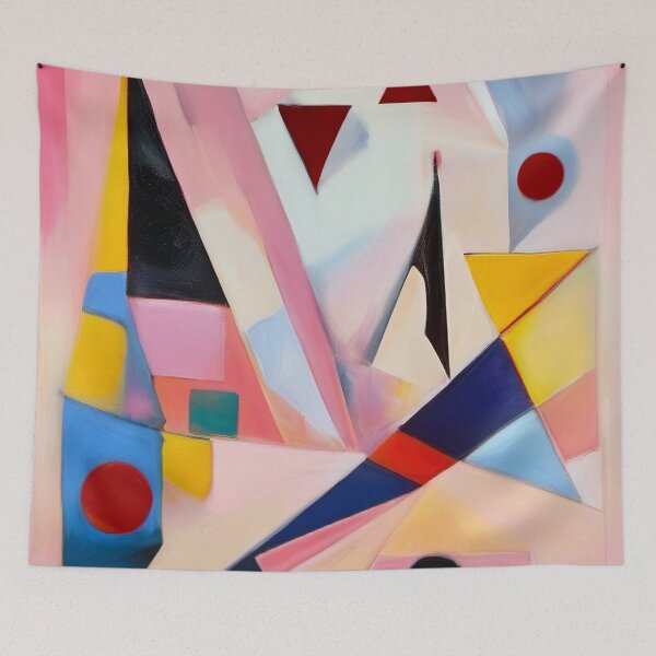 Item preview, Wassily Kandinsky Shapes Composition designed and sold by maniacfitness.