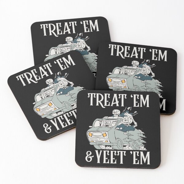 Item preview, Treat Em And Yeet Em Skeleton Ambulance Funny designed and sold by teeshop87.