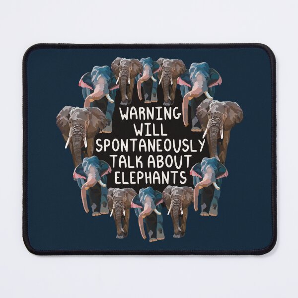 Item preview, E is for Elephant , Elephant – Majestic African or Asian Elephant Wildlife Illustration designed and sold by PrettylittlepastelUk.