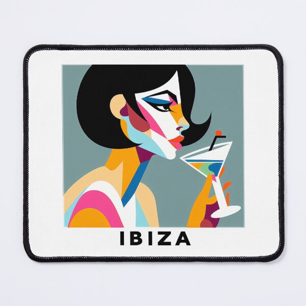 Item preview, Ibiza – Minimalist Cubic Art Inspired by Iconic Summer Destinations designed and sold by OzzFrequency.