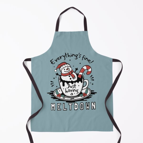 Item preview, Everything's Fine Just Having A Meltdown Snowman designed and sold by Lorena Tiana.