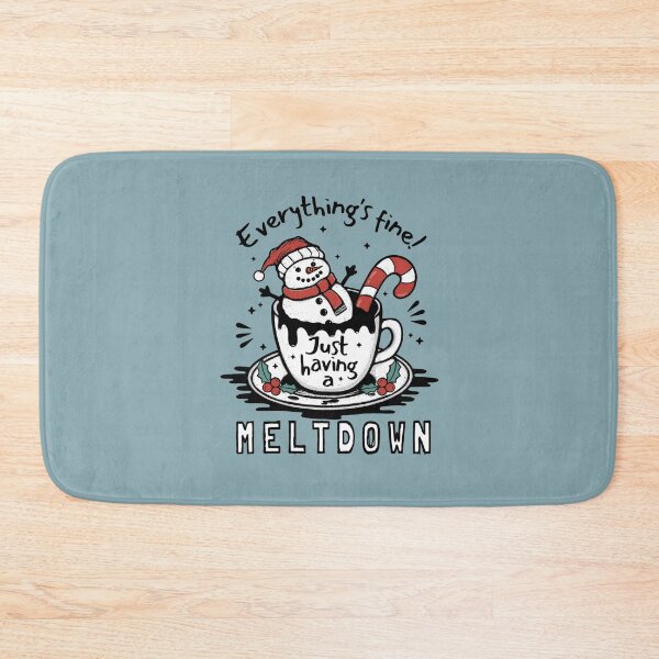 Item preview, Everything's Fine Just Having A Meltdown Snowman designed and sold by Lorena Tiana.