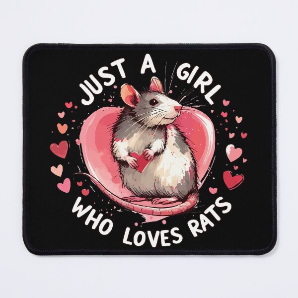 Item preview, Just A Girl Who Loves Rats Rat Lover designed and sold by TomFrontierArt.