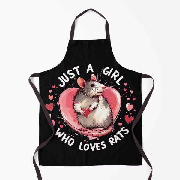 Item preview, Just A Girl Who Loves Rats Rat Lover designed and sold by TomFrontierArt.