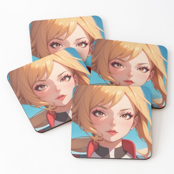 Item preview, anime girl portrait warm colours designed and sold by artelia24.