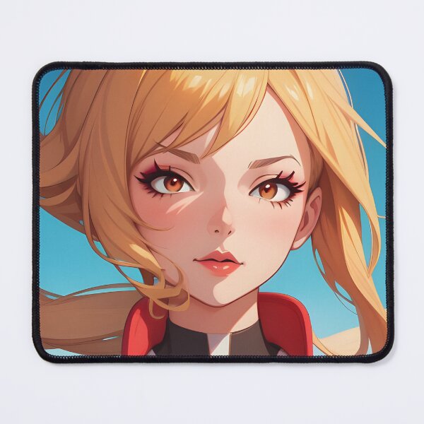 Item preview, anime girl portrait warm colours designed and sold by artelia24.