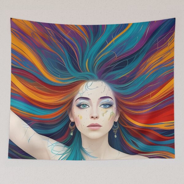Item preview, Colour brilliant paint girl  designed and sold by artelia24.