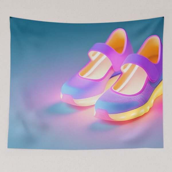 Item preview, fluorescent brilliant  shoes designed and sold by artelia24.