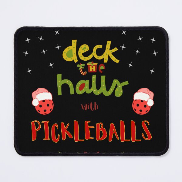Item preview, Deck the Halls with Pickleballs Funny designed and sold by Klaudesign.