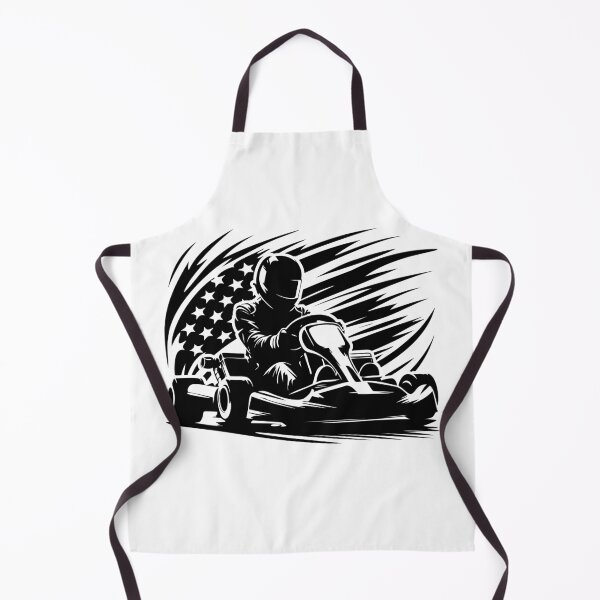 Item preview, Go kart Racer US Flag, go kart designed and sold by MYpngShop.