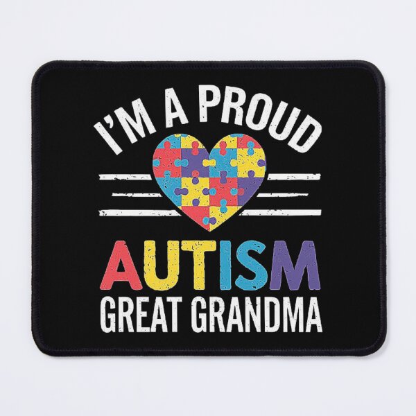 Item preview, Proud Autism Great Grandma Heart Puzzle Design designed and sold by love3617.