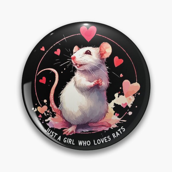 Item preview, Just A Girl Who Loves Rats Rat Owner designed and sold by TomFrontierArt.