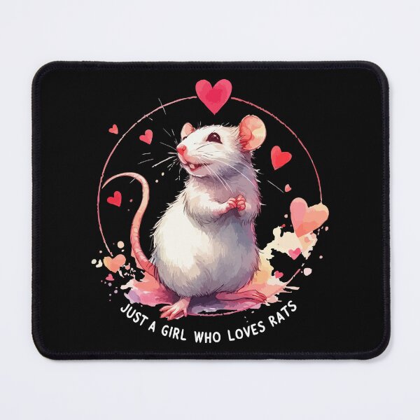 Item preview, Just A Girl Who Loves Rats Rat Owner designed and sold by TomFrontierArt.