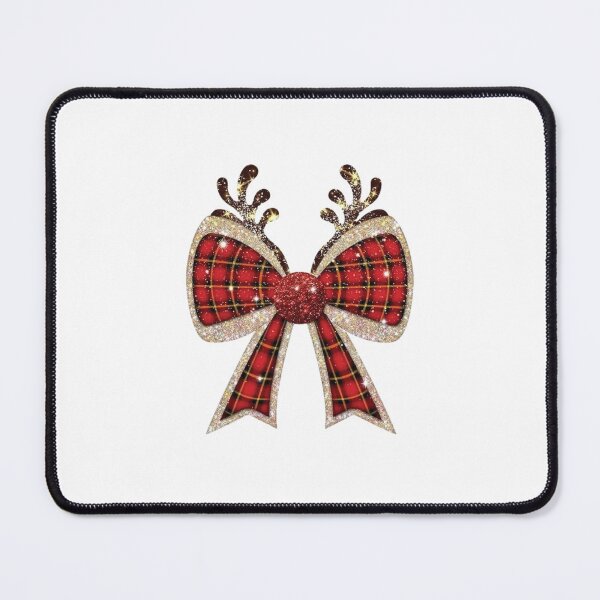 Item preview, Coquette Bow - Glittery Christmas Plaid Design designed and sold by Fernandink1.