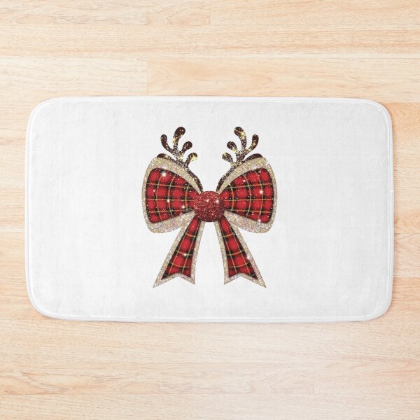 Item preview, Coquette Bow - Glittery Christmas Plaid Design designed and sold by Fernandink1.