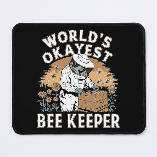 Item preview, World’s Okayest Beekeeper Funny Beekeeping Design designed and sold by love3617.