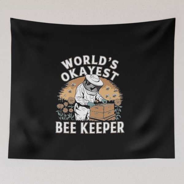 Item preview, World’s Okayest Beekeeper Funny Beekeeping Design designed and sold by love3617.