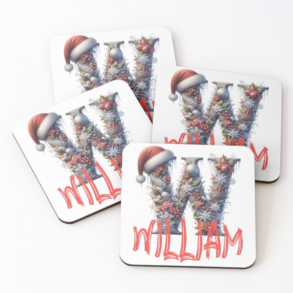 Item preview, Name William. My name is William. Christmas initial. designed and sold by MagelliShop.