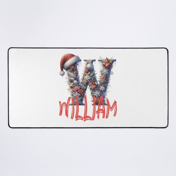 Item preview, Name William. My name is William. Christmas initial. designed and sold by MagelliShop.