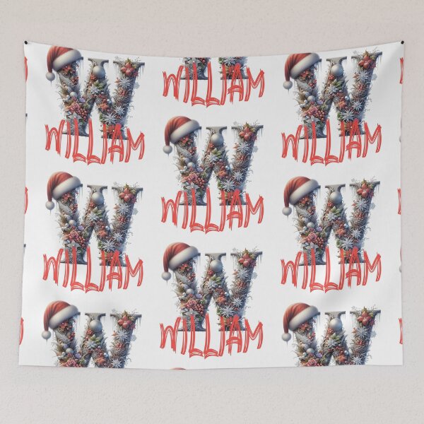 Item preview, Name William. My name is William. Christmas initial. designed and sold by MagelliShop.