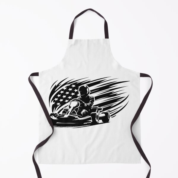 Item preview, Go kart Racer US Flag, go kart designed and sold by MYpngShop.