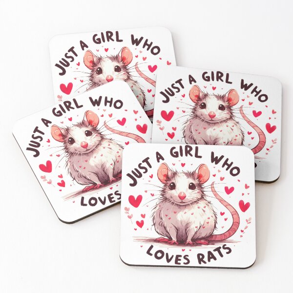 Item preview, Just A Girl Who Loves Rats Rat designed and sold by TomFrontierArt.