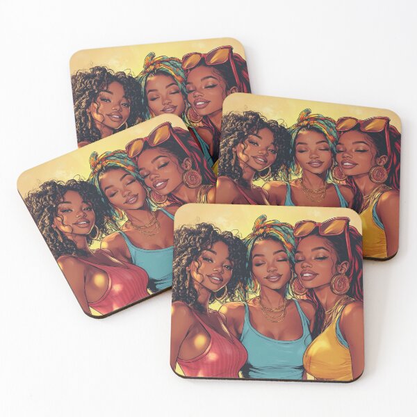 Item preview, 3 friend girls smiling designed and sold by gugacurado.