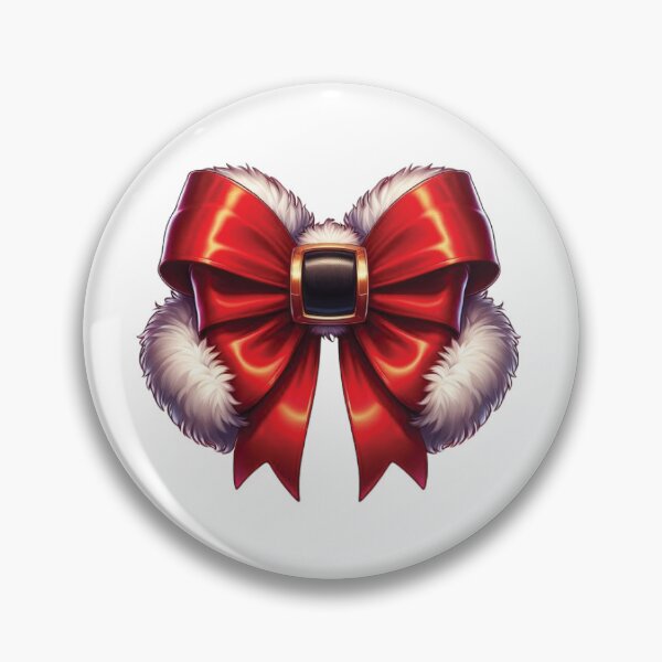 Item preview, Santa's Red Coquette Bow - Luxurious Christmas Decoration Design designed and sold by Fernandink1.