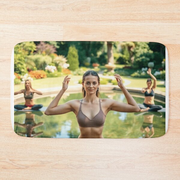 Item preview, Relaxing Pond Yoga designed and sold by sachinnaha.