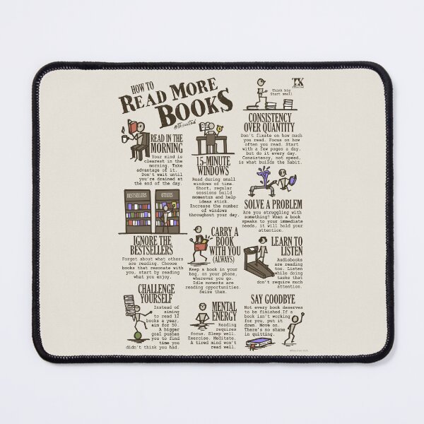 Item preview, How to Read More Books designed and sold by TKsuited.