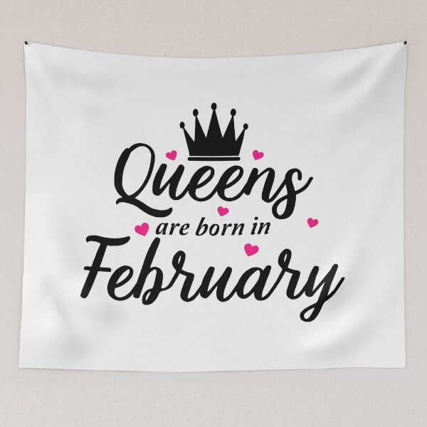 Item preview, queens are borns in february designed and sold by ManikRaja.