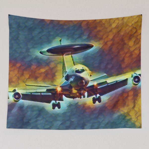 Item preview, E-3A AWACS Arrival In Slumber designed and sold by Fearless-Fox.