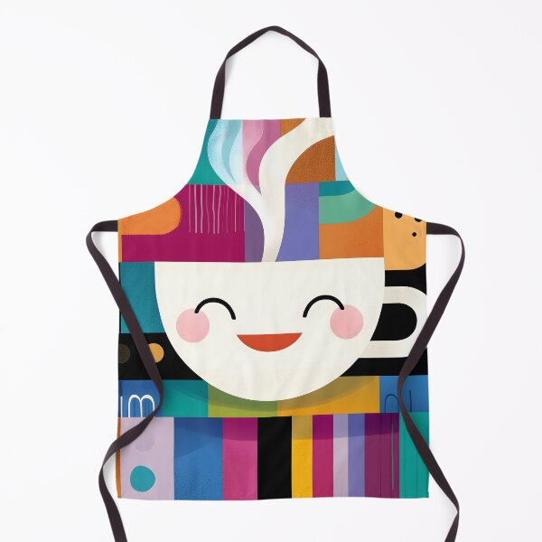 Item preview, Abstract Smiling Coffee Cup with Rising Steam designed and sold by Soul-Sparks.