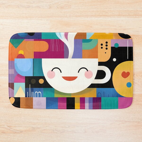 Item preview, Abstract Smiling Coffee Cup with Rising Steam designed and sold by Soul-Sparks.
