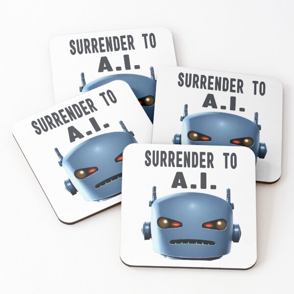 Item preview, Surrender To A.I. designed and sold by 3Brew-Designs.