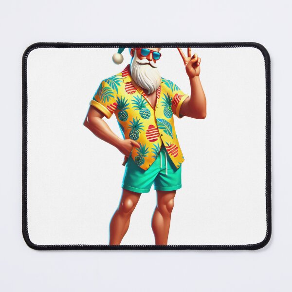 Item preview, Beach Santa in Tropical Christmas Attire designed and sold by lubushop1.