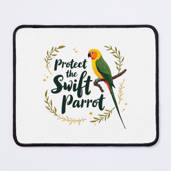 Item preview, Protect the Swift Parrot designed and sold by musthavewords.