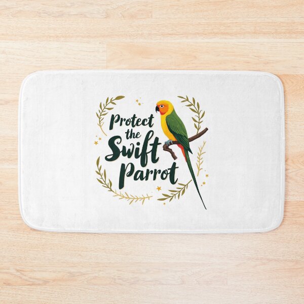 Item preview, Protect the Swift Parrot designed and sold by musthavewords.