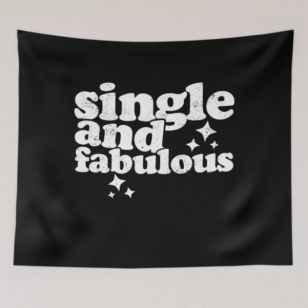 Item preview, Single and Fabulous Funny Motivational Valentine  designed and sold by JerdbordinShop.