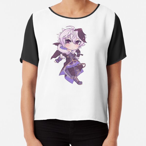 Vocaloid v4 Flower Chiffon Top