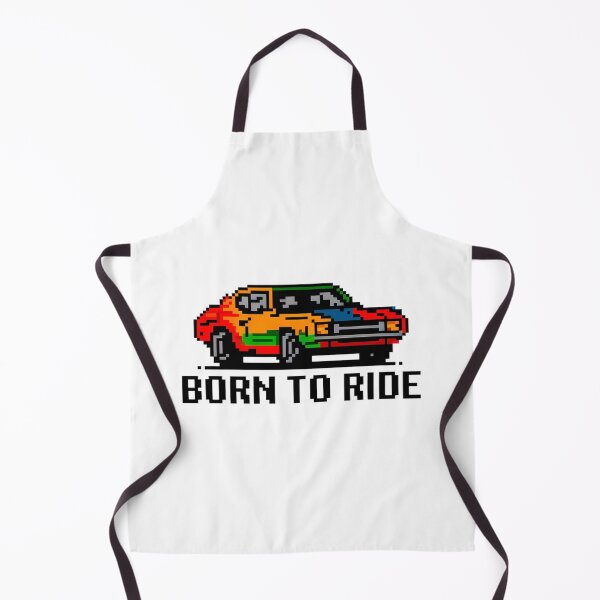 Artikelvorschau, Pixel Auto T-shirt - Born to Ride - Gamer & Auto Fan Geschenk entworfen und verkauft von ObjCrea123.