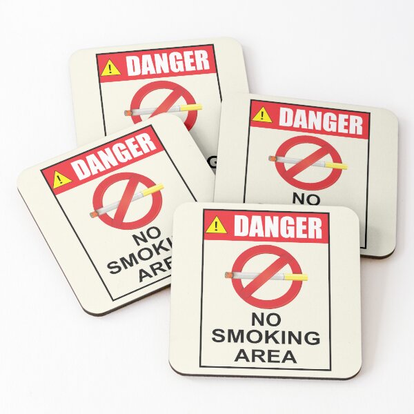 Item preview, Danger Warning Caution Sign No Smoking Area Posters and Stickers for Workplaces Schools and Colleges designed and sold by Science Engineering Gifts.