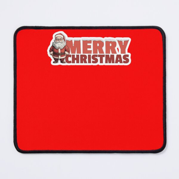 Item preview, Merry Christmas - Santa Claus with a gold buckle and black boots designed and sold by EyeMFlatBoard.