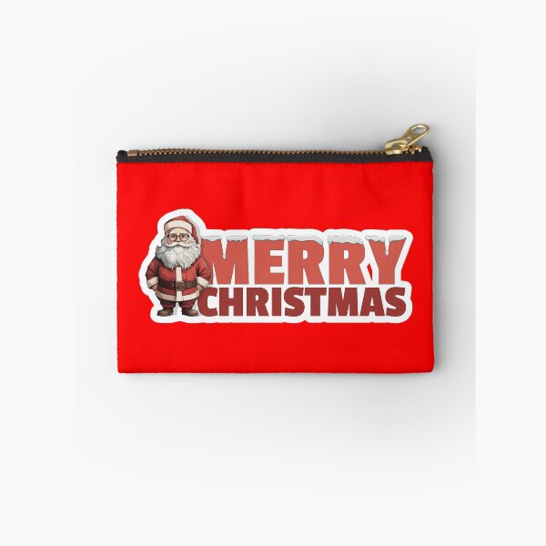 Item preview, Merry Christmas - Santa Claus with a gold buckle and black boots designed and sold by EyeMFlatBoard.
