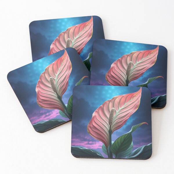 Item preview, beautiful anthurium wall art designed and sold by melissabeta.