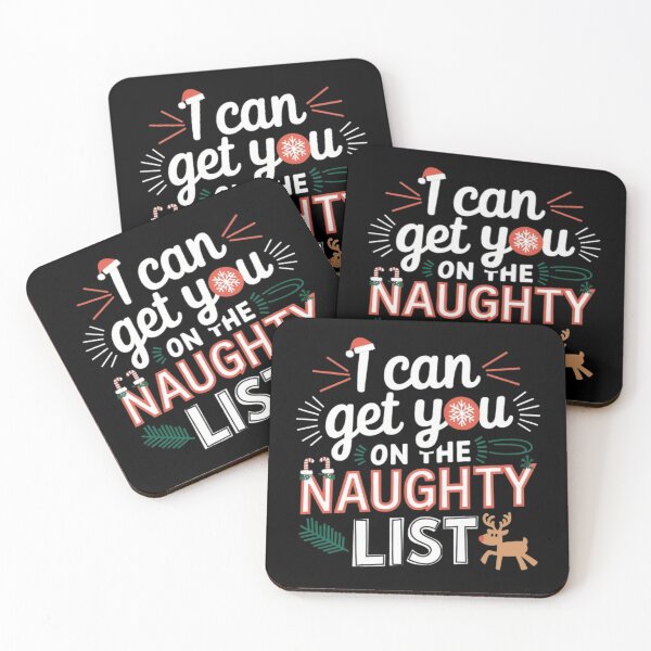 Item preview, I Can Get You On The Naughty List Funny Christmas Apparel designed and sold by SztylishDesigns.