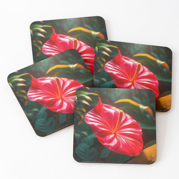Item preview, beautiful anthurium wall art designed and sold by melissabeta.
