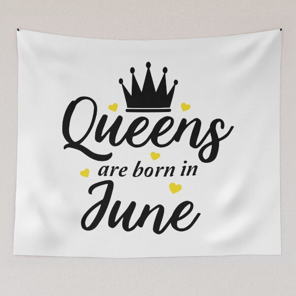 Item preview, queens are born in june designed and sold by ManikRaja.